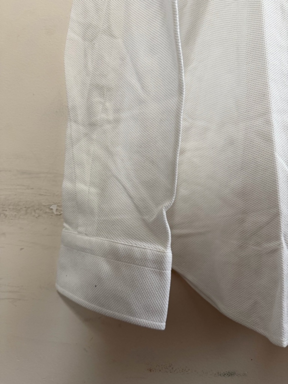 Loro Piana white textured long-sleeve button-up shirt Men’s Size X-Large - Picture 6 of 16